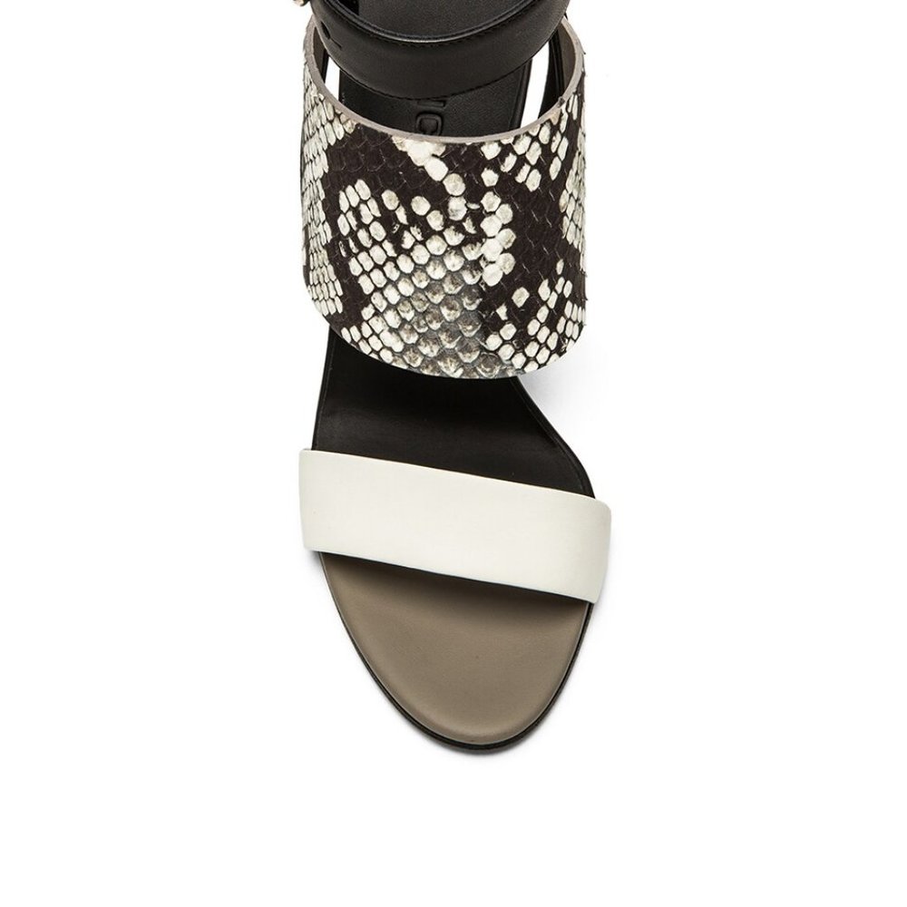 Vince Kyra Wedge Sandals (Python/Snake Leather) - image 5
